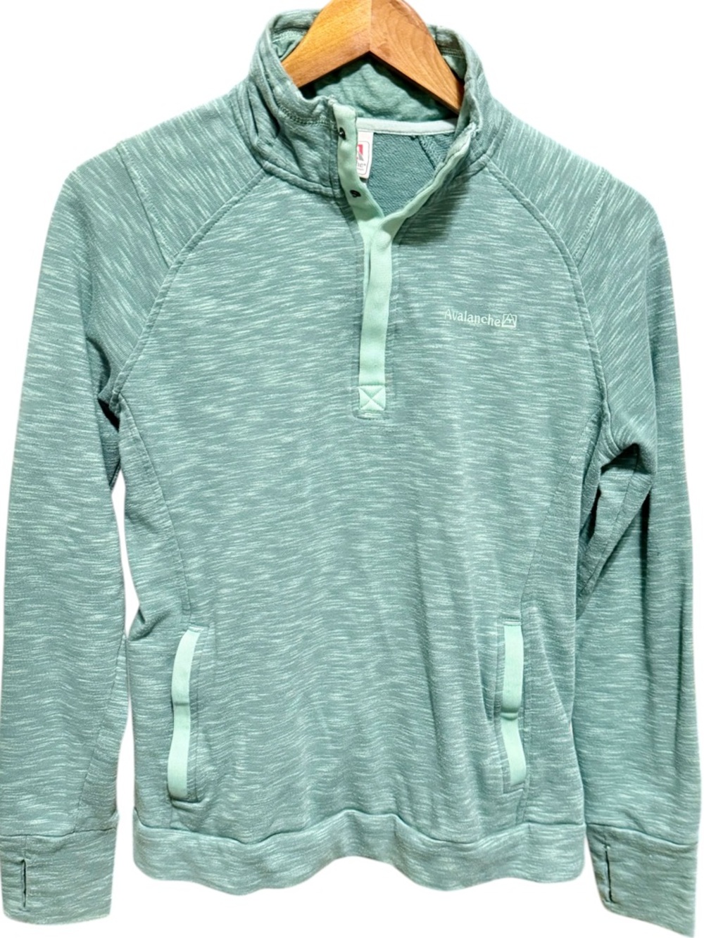 Women’s Avalanche Green Performance Quarter-Zip Pullover